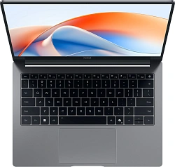 Ноутбук Honor MagicBook X14 Plus 2025 FermiB-5651F Core 5 220H 16Gb SSD512Gb Intel Iris Xe graphics 14" IPS WQXGA (2880x1800) Windows 11 Home grey space WiFi BT Cam (5301ALWC)
