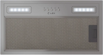 Вытяжка встраиваемая Lex Hyper 900 IX нержавеющая сталь управление: кнопочное (1 мотор)