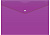 Конверт на кнопке Бюрократ -PK803ANVIO A4 непрозрачный пластик 0.18мм фиолетовый