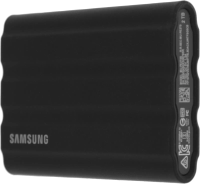 Накопитель SSD Samsung Original USB-C 2Tb MU-PE2T0S/WW Shield T7 1.8" черный