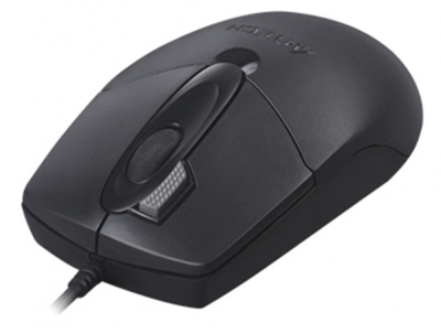 Мышь A4Tech OP-730D черный оптическая 1200dpi USB 4but