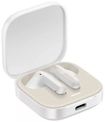 Гарнитура вкладыши Xiaomi Buds 6 Active M2344E1 белый беспроводные bluetooth в ушной раковине (BHR8391GL)