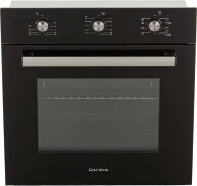 Духовой шкаф Электрический Darina 1V5 BDE 112 707 B черный/стекло черное