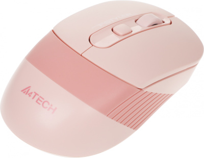 Мышь A4Tech Fstyler FB10C розовый оптическая 2000dpi беспров. BT/Radio USB 4but (FB10C BABY PINK)