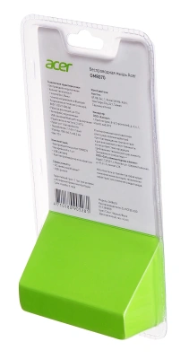 Мышь Acer OMR070 черный оптическая 1600dpi беспров. BT/Radio USB для ноутбука 6but (ZL.MCEEE.00D)