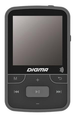 Плеер Hi-Fi Flash Digma Z4 BT 16Gb черный/1.5"/FM/microSDHC/clip