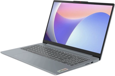 Ноутбук Lenovo IdeaPad Slim 3 15IAH8 Core i5 12450H 16Gb SSD512Gb Intel UHD Graphics 15.6" IPS FHD (1920x1080) FreeDOS grey WiFi BT Cam (83ER00G0RK)