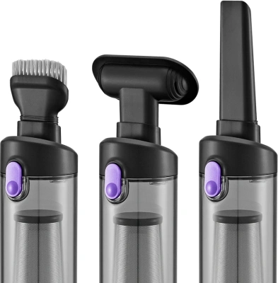 Пылесос ручной Kitfort КТ-5293 120Вт черный/фиолетовый