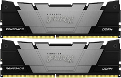 Память DDR4 2x32GB 3600MHz Kingston KF436C18RB2K2/64 Fury Renegade Black RTL Gaming PC4-28800 CL18 DIMM 288-pin 1.35В dual rank с радиатором Ret
