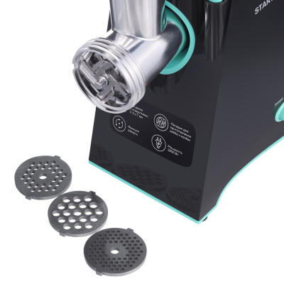 Мясорубка Starwind SMG4480 1800Вт темно-серый/бирюзовый