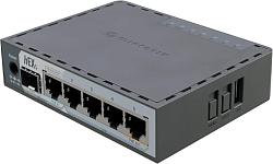 Роутер MikroTik hEX S (2025) (E60IUGS) 10/100/1000BASE-TX/SFP