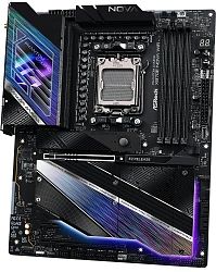 Материнская плата Asrock X870E NOVA WIFI Socket AM5 AMD X870E 4xDDR5 ATX AC`97 8ch(7.1) 5Gigabit RAID+HDMI