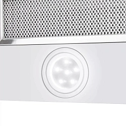 Вытяжка встраиваемая HomsAir Flat 50 White белый управление: кнопочное (1 мотор)
