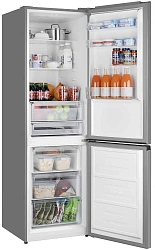Холодильник Weissgauff WRK 2000 Total NoFrost Inverter Inox 2-хкамерн. нержавеющая сталь инвертер
