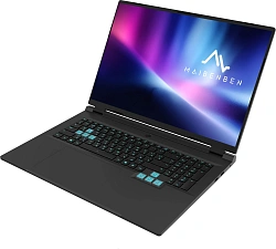 Ноутбук Maibenben X18A-R98957 Ryzen 9 8945HX 24Gb SSD1Tb NVIDIA GeForce RTX 5070 8Gb 18" IPS FHD+ (1920x1200) Windows 11 Home black WiFi BT Cam 5200mAh (X18A-R989570R3RHB4E10)