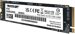 Накопитель SSD Patriot PCIe 3.0 x4 512GB P320P512GM28 P320 M.2 2280