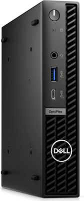 Неттоп Dell Optiplex 7020 Micro i3 14100T (2.7) 8Gb SSD256Gb UHDG 730 Windows 11 Pro GbitEth WiFi BT 90W мышь клавиатура черный (7020-3861)