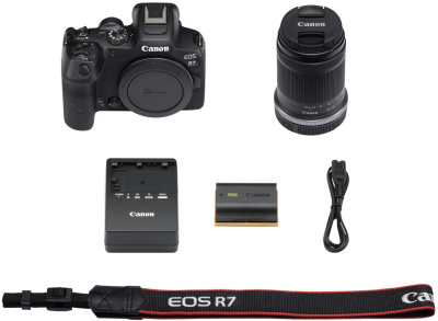 Фотоаппарат Canon EOS R7 черный 32.5Mpix 2.95" 4K WiFi LP-E6NH