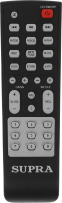 Минисистема Supra SMB-980 черный 180Вт FM USB BT SD