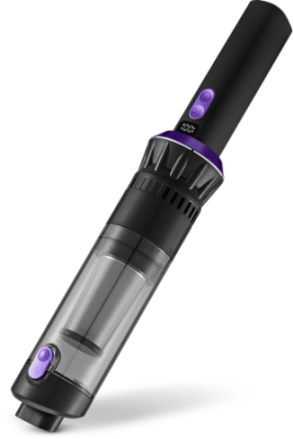 Пылесос ручной Kitfort КТ-5293 120Вт черный/фиолетовый