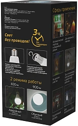 Лампа светодиодная Gauss 102002212 12Вт цок.:E27 груша 220B св.свеч.бел.нейт. (упак.:1шт)