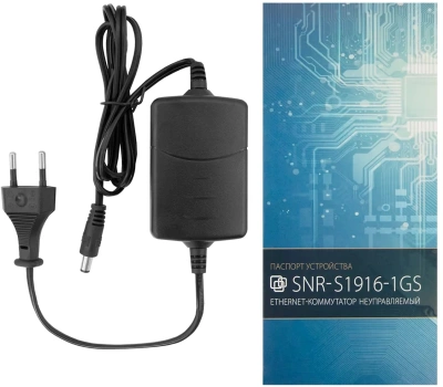 Коммутатор SNR SNR-S1916-1GS (L2) 16x100Мбит/с 1SFP неуправляемый