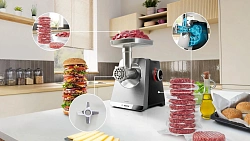 Мясорубка Bosch Series 8 MFWS835M 2500Вт черный