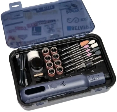 Гравер Greenworks GPT-8VRT 80Вт насадок:52 кейс