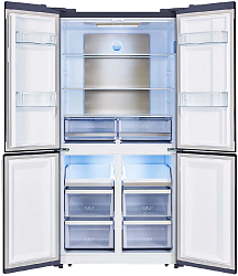 Холодильник Lex LCD505BmID 3-хкамерн. синий металлик инвертер
