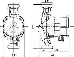 Насос циркуляционный Shinhoo Master S 32-6 180