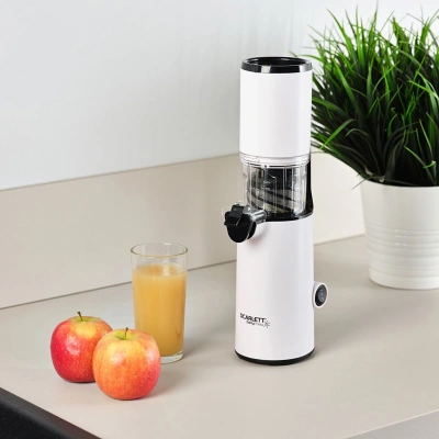 Соковыжималка шнековая Scarlett DailyPress SC-JE50S59 130Вт рез.сок.:600мл. белый