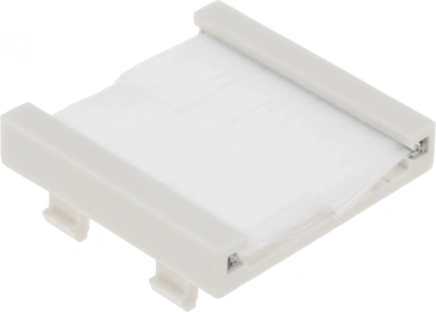 Щеточный ввод Lanmaster LAN-SIP-23BR-WH шир.45мм выс.45мм белый (упак.:1шт)