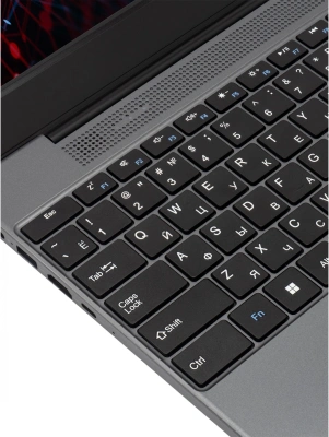Ноутбук IRU Калибр 15PH Ryzen 5 5500U 8Gb SSD512Gb AMD Radeon Graphics 15.6" IPS FHD (1920x1080) FreeDOS black WiFi BT Cam 4350mAh (2054001)