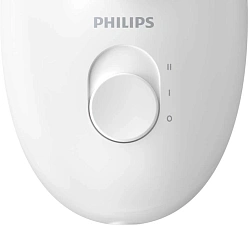 Эпилятор Philips BRE255/00 скор.:2 насад.:2 от электр.сети белый/красный