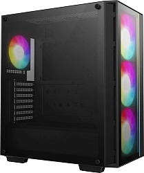 Корпус Deepcool Matrexx 55 V4 C черный без БП ATX 4x120mm 2x140mm 1xUSB3.0 audio bott PSU