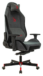 Кресло игровое A4Tech Bloody GC-420 серый с подголов. крестов. металл