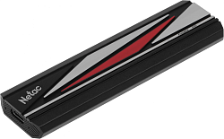 Накопитель SSD Netac USB-C 256GB NT01ZX20L-256G-32BK ZX20L черный