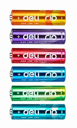 Батарея Deli Rio AAA (4шт) спайка