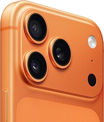 Смартфон Apple A3523 iPhone 17 Pro 1Tb 12Gb оранжевый моноблок 3G 4G 1Sim 6.3" 1206x2622 iOS 26 48Mpix 802.11 a/b/g/n/ac/ax/be NFC GPS Protect