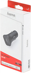 Автомобильное зар./устр. Hama H-183261 5W 1.2A USB универсальное черный (00183261)