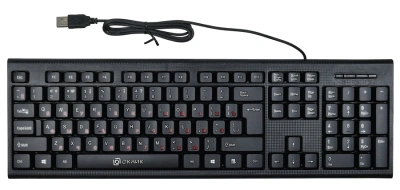 Клавиатура Оклик 120M черный USB (1083044)