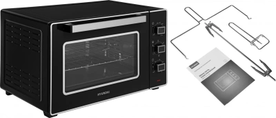 Мини-печь Hyundai MIO-HY107 45л. 2200Вт черный