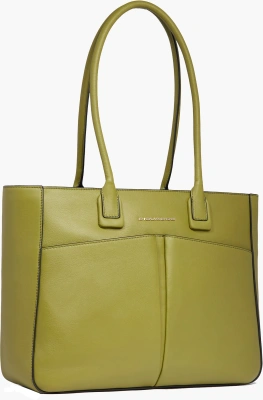 Деловая сумка женская Piquadro Ashley BD6461W134/VE с отделением для ноутбука оливковый натур.кожа