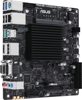 Материнская плата Asus PRIME N100I-D D4-CSM 1xDDR4 mini-ITX AC`97 8ch(7.1) GbLAN+VGA+HDMI+DP
