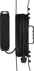 Сетевой удлинитель Buro BU-PS3.20/FRB-16 20м (3 розетки) черный (пакет ПЭ)
