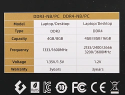 Память DDR4 4GB 3200MHz Kingspec KS3200D4P12004G RTL PC4-25600 CL18 DIMM 288-pin 1.2В single rank Ret