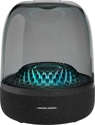 Колонка порт. Harman Kardon Aura Studio 4 черный 130W 2.1 BT (HKAURAS4BLKUK)
