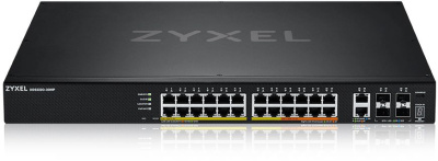 Коммутатор Zyxel XGS2220-30HP-EU0101F (L3) 24x1Гбит/с 2x10Гбит/с 4SFP+ 16PoE+ 8PoE++ 400W управляемый
