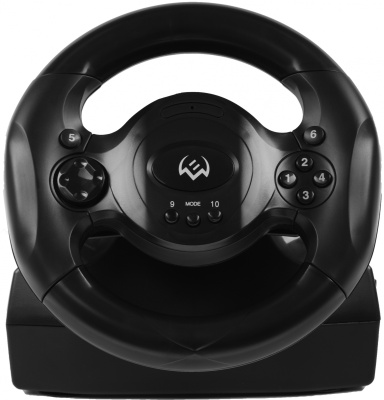 Руль Sven GC-W300 10кноп. (с педалями) черный