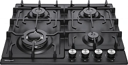 Газовая варочная поверхность Weissgauff HGG 641 BEB черный